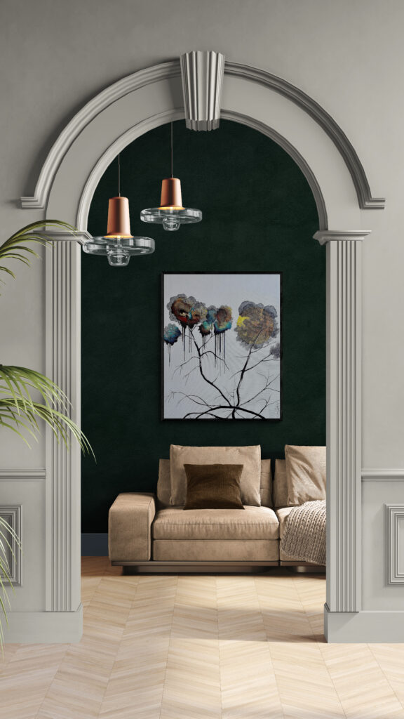 living-room-with-an-arched-entrance